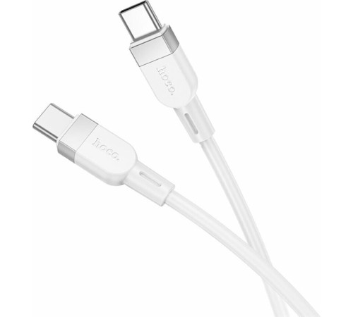 HOCO (6942007636278) X109 USB 3.0A 60W для Type-C Type-C White 1 м