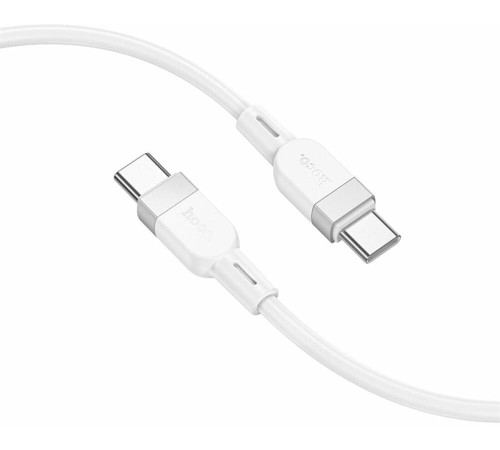 HOCO (6942007636278) X109 USB 3.0A 60W для Type-C Type-C White 1 м
