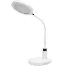 ULTRAFLASH (15719) UF-803 C01 белый (Led св-к настольный,круг, 12Вт, 3 ур. яркости.CCT)