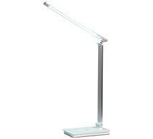 ULTRAFLASH (15723) UF-834 C01 белый (Led св-к настольный, 8Вт, 5 ССТ, диммируемый, ночник, таймер, зарядка)