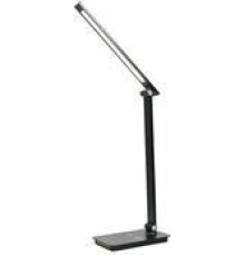 ULTRAFLASH (15724) UF-834 C02 черный (Led св-к настольный, 8Вт, 5 ССТ, диммируемый, ночник, таймер, зарядка)