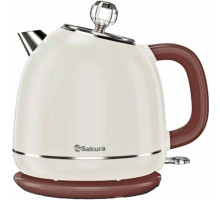SAKURA SA-2187WBR 1,7л белый/коричневый