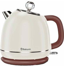 SAKURA SA-2187WBR 1,7л белый/коричневый