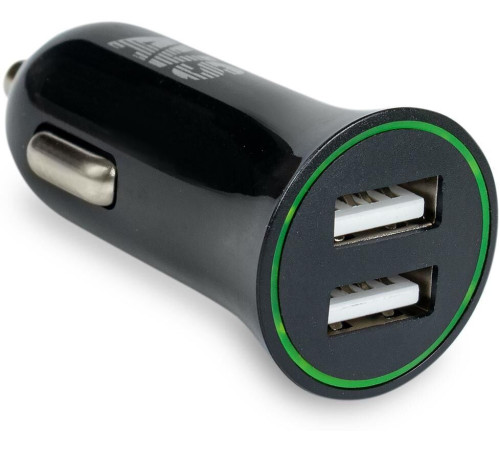 AVS USB 2 порта UC-522 (2,4А, черный) (Black Edition)