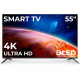ТРИКОЛОР H55UC2 UHD 4K SMART TV Android Безрамочный