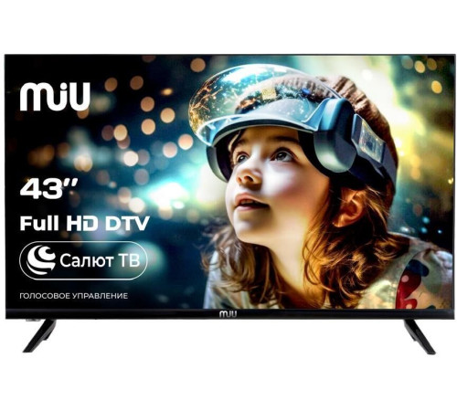 MIU H43SLT101SV SMART TV Салют безрамочный