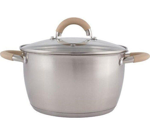 MALLONY Кастрюля Fortuna, объем 3,3 л, из нерж стали с крышкой (007219)