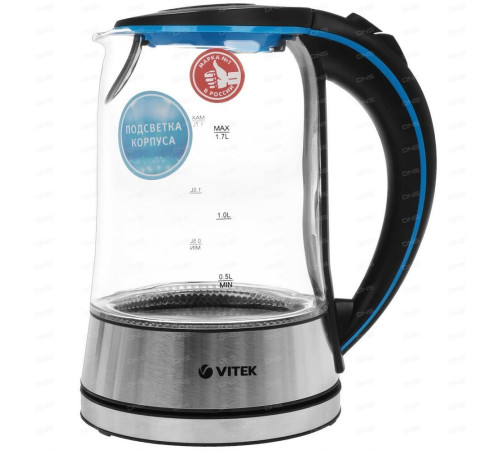 VITEK VT-7028 TR (1,7л. стекло)