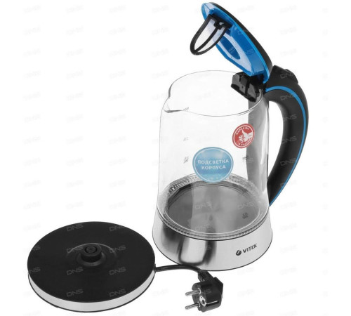 VITEK VT-7028 TR (1,7л. стекло)