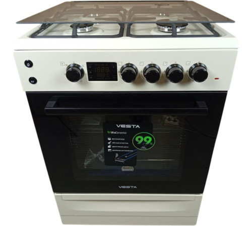 Плита газоэлектрическая VESTA Valencia VGE 6042.1245678 Беж