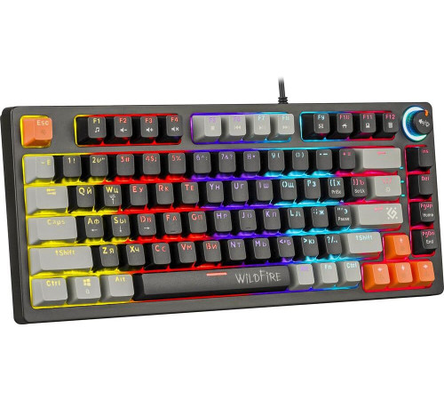 DEFENDER (45213) Wildfire GK-213 RU,чер/сер,82кн,TNT розов,1.5м