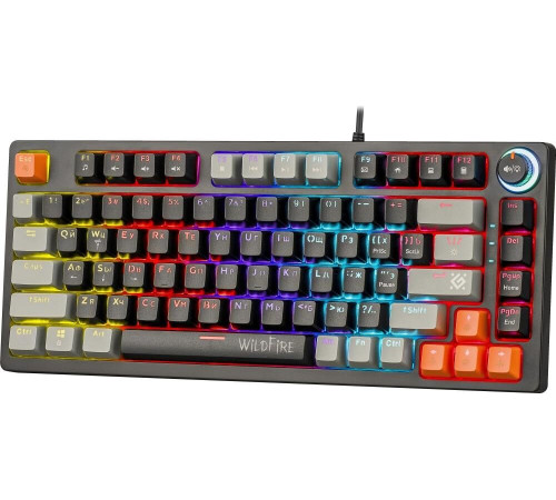 DEFENDER (45213) Wildfire GK-213 RU,чер/сер,82кн,TNT розов,1.5м