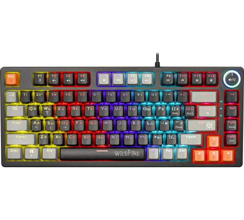 DEFENDER (45213) Wildfire GK-213 RU,чер/сер,82кн,TNT розов,1.5м