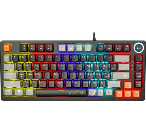 DEFENDER (45213) Wildfire GK-213 RU,чер/сер,82кн,TNT розов,1.5м