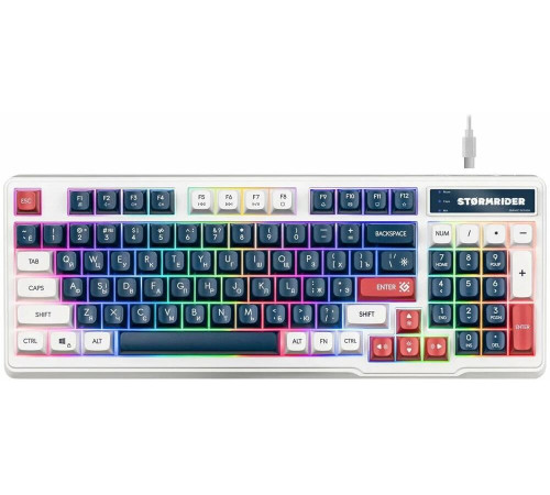 DEFENDER (45425) Stormrider GK-425 RU,бел/син,94кн+FN,радуж,1.75м