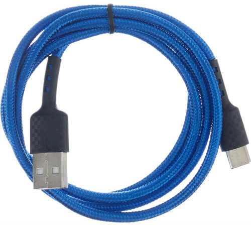 DEFENDER (87113BLU) USB кабель F181 TypeC 1м,2.4А, нейлон