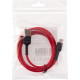 DEFENDER (87113RED) USB кабель F181 TypeC 1м,2.4А, нейлон