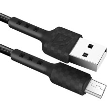 Кабель DEFENDER (87115BLA) USB кабель F181 Micro 1м, 2.4А, нейлон