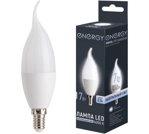 ENERGY LED С37W-7-E14-4000 (109324)