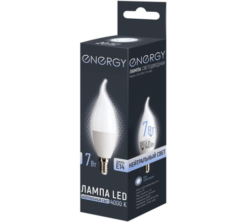 ENERGY LED С37W-7-E14-4000 (109324)