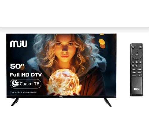 MIU 50SLT101SV SMART TV Салют безрамочный