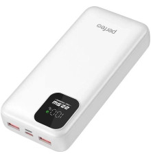 PERFEO (PF_E2079) - 20000 mAh/LED QC3.0/Type-C/2,белый