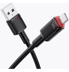 Кабель BOROFONE (6941991120725) BX110m USB 2.4A для micro USB - 1 м , черный