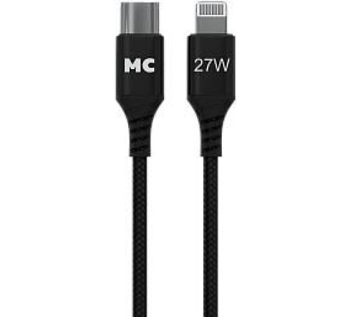MORE CHOICE (4620202554130) K69ia USB 3.0A PD 27W для Lightning ng 8-pin Type-C - 1м , черный