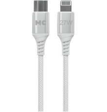 MORE CHOICE (4620202554192) K69ia 2м USB 3.0A PD 27W для Lightning ng 8-pin Type-C - 2м , белый