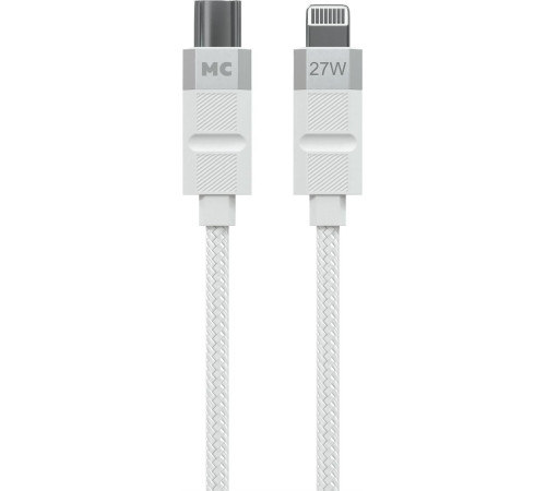 MORE CHOICE (4620202555045) K87ia USB 3.0A PD 27W для Lightning ng 8-pin Type-C - 1м , белый