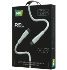 MORE CHOICE (4620202553041) K60aa USB 3.0A PD 60W для Type-C Type-C 1м , белый