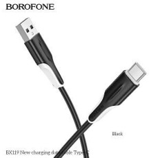 BOROFONE (6941991121999) BX119a USB 3.0A для Type-C - 1м , черный