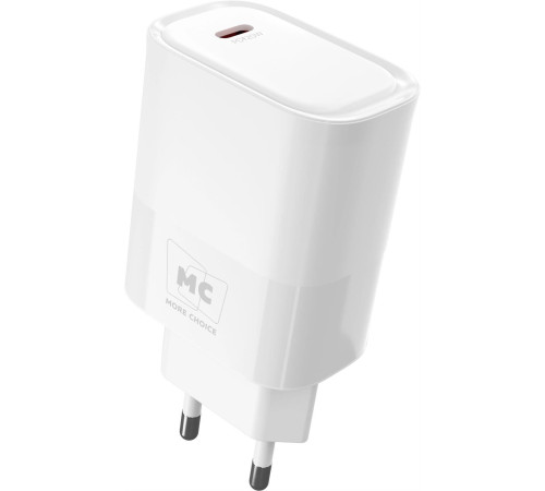 MORE CHOICE (4620202553508) NC67a СЗУ 1Type-C 3.0A PD 20W , белый