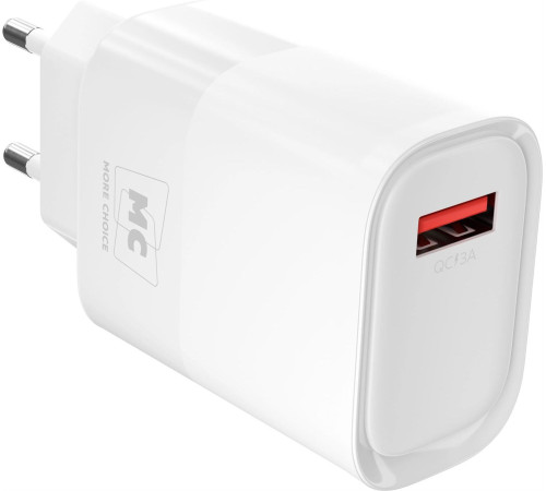 MORE CHOICE (4620202553379) NC09 СЗУ 1USB 3.0A QC3.0 15W , белый