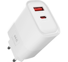 MORE CHOICE (4620202555540) NC81i СЗУ 1USB+1Type-C 3.0A PD 20W+ QC3.0 , белый