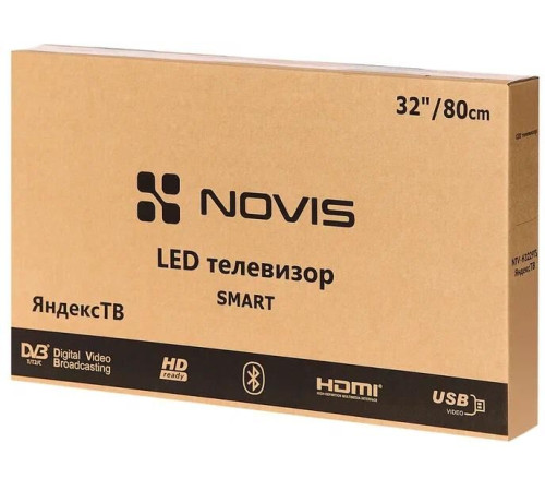 NOVIS NTV-H3229TS HD SMART TV Яндекс Безрамочный