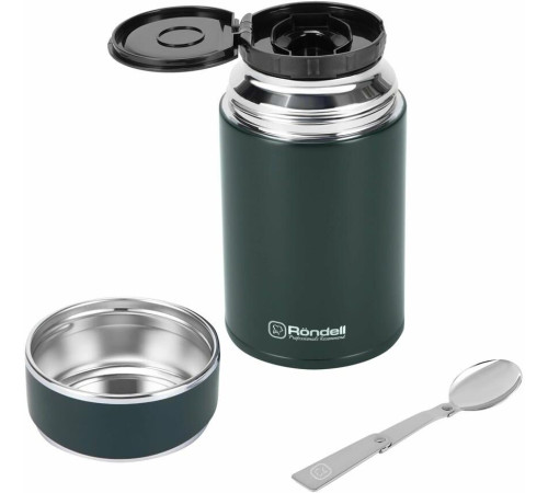 RONDELL Термос для еды Aventura RDS-1660 0.7л. морская волна с чехлом картонная коробка