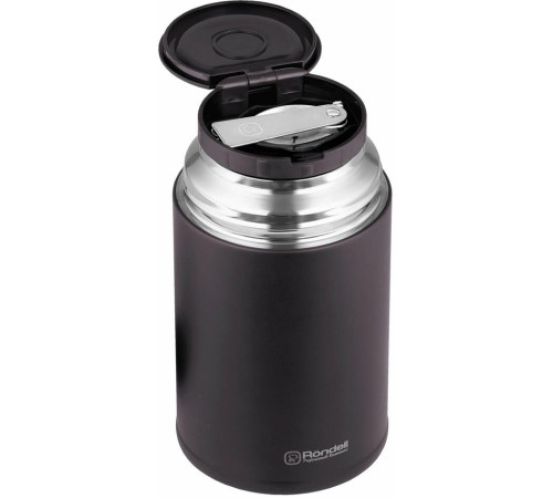 RONDELL Термос для еды Tierno RDS-1661 0.7л. бордовый с чехлом картонная коробка