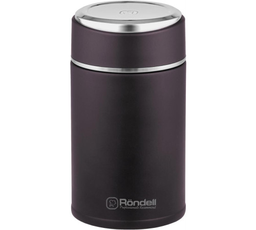 RONDELL Термос для еды Tierno RDS-1661 0.7л. бордовый с чехлом картонная коробка