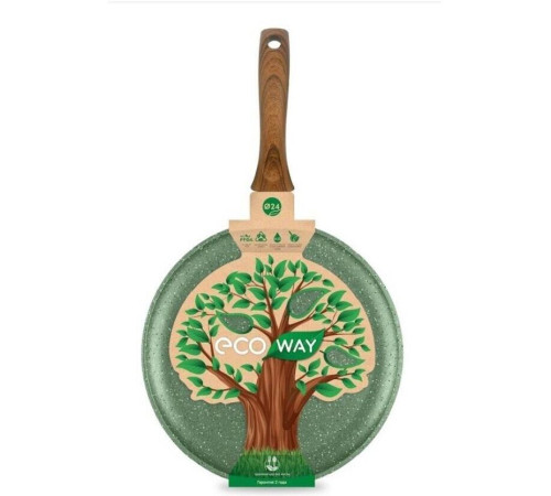 НЕВА МЕТАЛЛ ПОСУДА EW124 Eco Way а/пр литая 24см