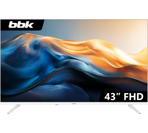 BBK 43LEM-1041/FTS2C Full HD белый безрамочный