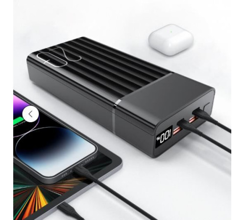 AKSBERRY (6900295650017) E202 Riffles PD22,5w 20000mAh (черный)