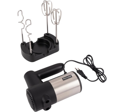 RONDELL RDE-1354 800Вт черный/серебристый