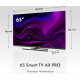 HAIER 65 AX PRO SMART TV Google 4K UHD