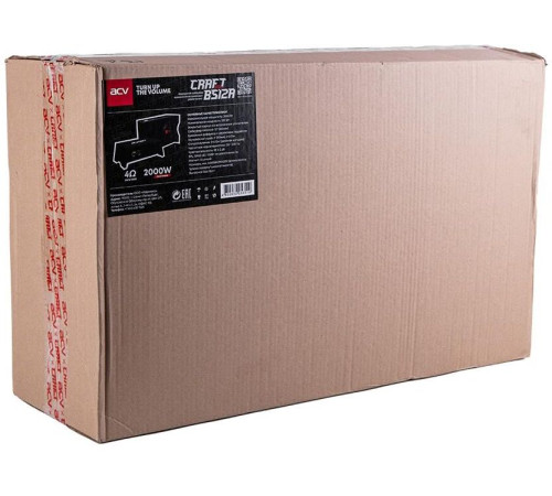 ACV CRAFT BS12A активный/корпусной плоский/2000Вт/30см/SPL-109дБ/черный