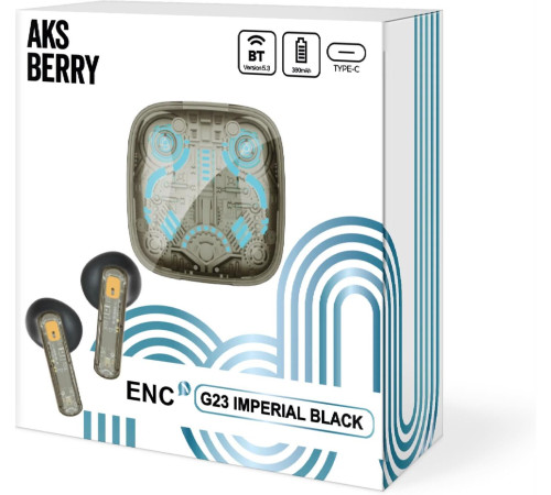 AKSBERRY (6900288020018) G23 TWS, чёрный