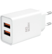 AKSBERRY (6900209800019) T38 2 USB 2.4A, белый