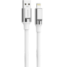 AKSBERRY (6900291900017) X159 Silicone USB-A Lightning, белый