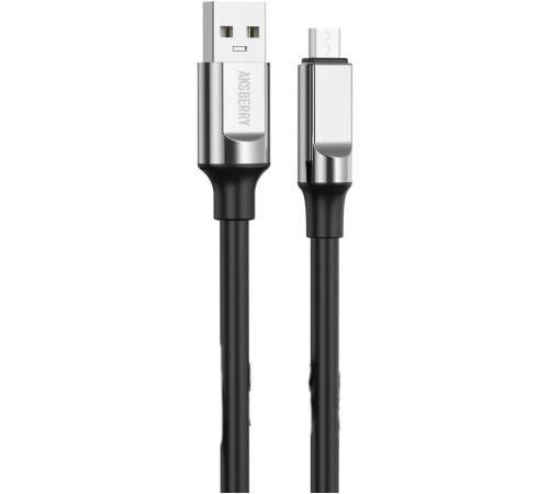 AKSBERRY (6900291870013) X159 Silicone USB-A Type-C, черный