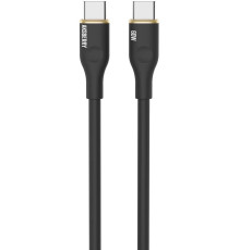 AKSBERRY (6900295540011) X162 Liquid silicone Type-C -Type-C, черный